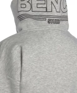 Bench. Sweater mit Stehkragen und Logodruck Schwarz, Altrosa, Grau -Bench Verkaufsgeschäft a93db27c f817 5eaf 911b 3ef93a7911db