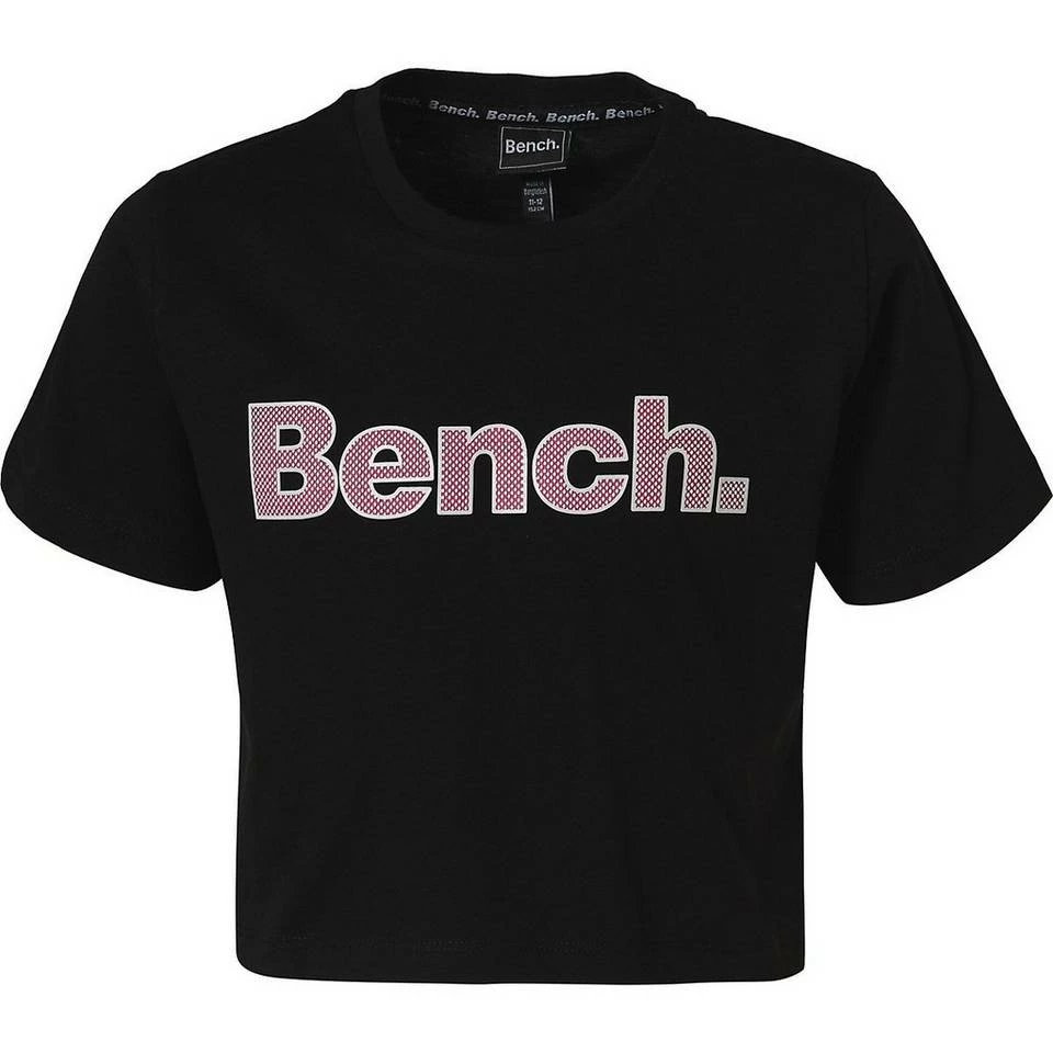 Bench. T-Shirt »T-Shirt KAY für Mädchen« Schwarz, Weiß, Pink 7 Bench. T-Shirt »T-Shirt KAY für Mädchen« Schwarz, Weiß, Pink – Bild 7