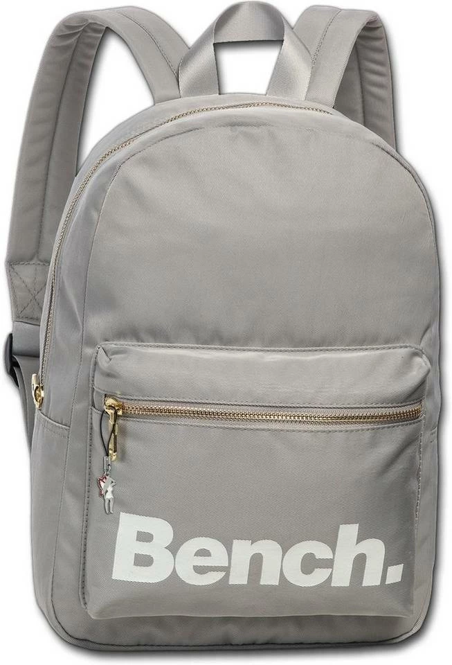 Bench. Cityrucksack »D2ORI304K Bench grauer Rucksack Nylon Cityrucksack« (Freizeitrucksack), Damen, Jugend Freizeitrucksack, Cityrucksack Nylon, grau, Größe ca. 35cm 1 Bench. Cityrucksack »D2ORI304K Bench grauer Rucksack Nylon Cityrucksack« (Freizeitrucksack), Damen, Jugend Freizeitrucksack, Cityrucksack Nylon, grau, Größe ca. 35cm