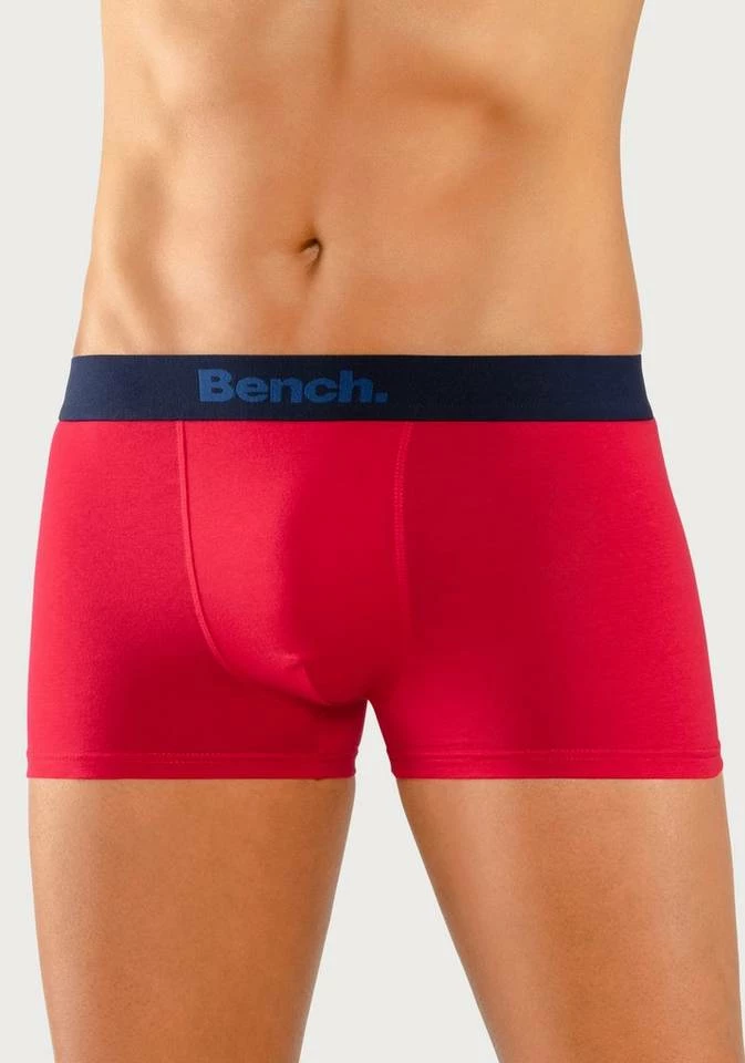 Bench. Boxer (4 Stück) mit modischem Streifen Olivgrün-gestreift | olivgrün | grau-meliert | navy, Rot | blau | olivgrün | navy, Blau-gestreift | blau | grau-meliert | navy, Rot-gestreift | rot | grau-meliert | navy 3 Bench. Boxer (4 Stück) mit modischem Streifen Olivgrün-gestreift | olivgrün | grau-meliert | navy, Rot | blau | olivgrün | navy, Blau-gestreift | blau | grau-meliert | navy, Rot-gestreift | rot | grau-meliert | navy – Bild 3