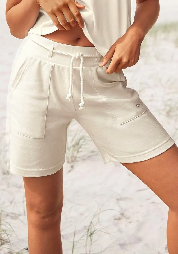 Bench. Bermudas mit Kordel und Eingrifftaschen Ecru, Schwarz 8 Bench. Bermudas mit Kordel und Eingrifftaschen Ecru, Schwarz – Bild 8