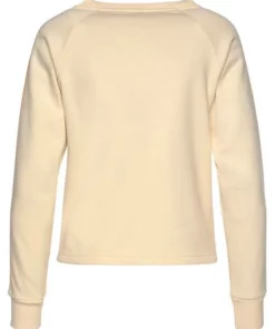 Bench. Sweatshirt mit Kontrastlogoprint Creme, Mandarine, Dunkelblau -Bench Verkaufsgeschäft cbed4cfa a09f 58cc a26c c473140b74a0