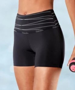 Bench. Funktionsshorts mit reflektierenden Details und Logo-Tape Schwarz, Hellorange-orange, Königsblau-blau -Bench Verkaufsgeschäft cc7fc7b3 0e35 5927 94b8 21abde66e2ba