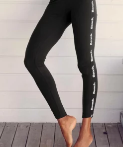 Bench. Leggings mit bedruckten Tapestreifen Dunkelgrün, Schwarz -Bench Verkaufsgeschäft d12b5a64 690c 5566 ae86 e8a749a0bb6c