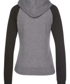 Bench. Kapuzensweatjacke mit farblich abgesetzten Ärmeln Dunkelgrün-hellgrau, Schwarz-dunkelgrau, Rosa-weiß -Bench Verkaufsgeschäft d472c315 3a4d 5d1c ba3a d180917cd46c