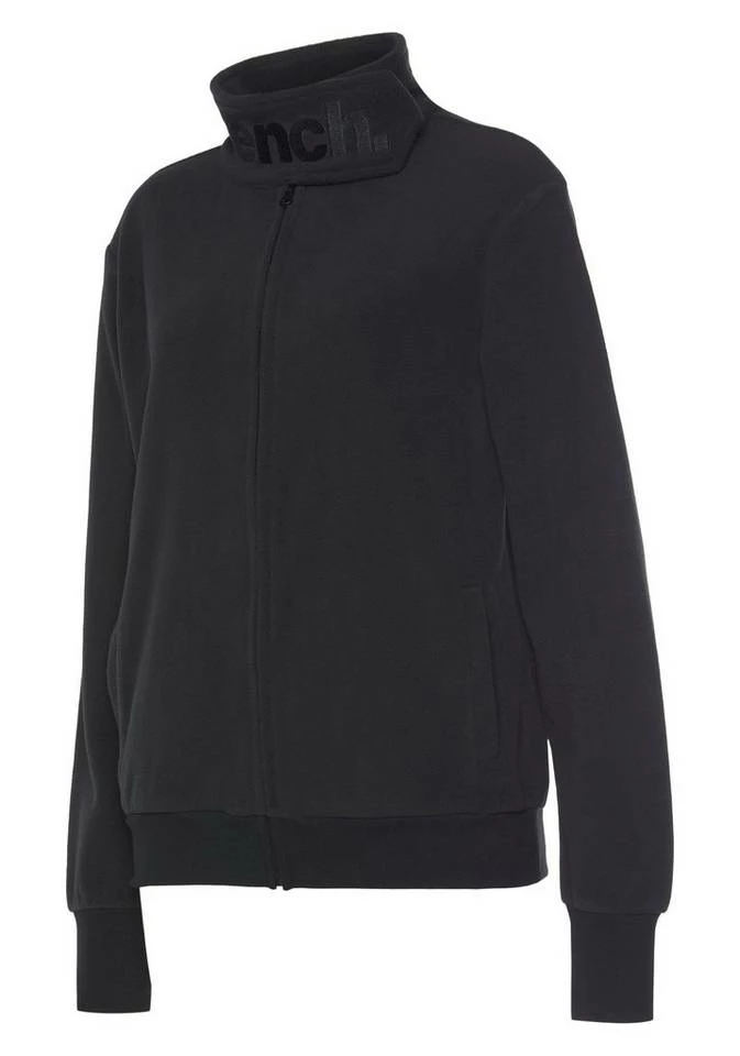 Bench. Fleecejacke mit Stehkragen und Daumenlöchern Türkis, Schwarz 3 Bench. Fleecejacke mit Stehkragen und Daumenlöchern Türkis, Schwarz – Bild 3