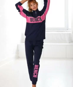 Bench. Sweatshirt »Contrast« im Color-Blocking Design mit Logoprint Grau-meliert-pfirsich, Navy-pink, Weiß-schwarz -Bench Verkaufsgeschäft d62e895a 9c19 5528 adbb 9815a49deb29