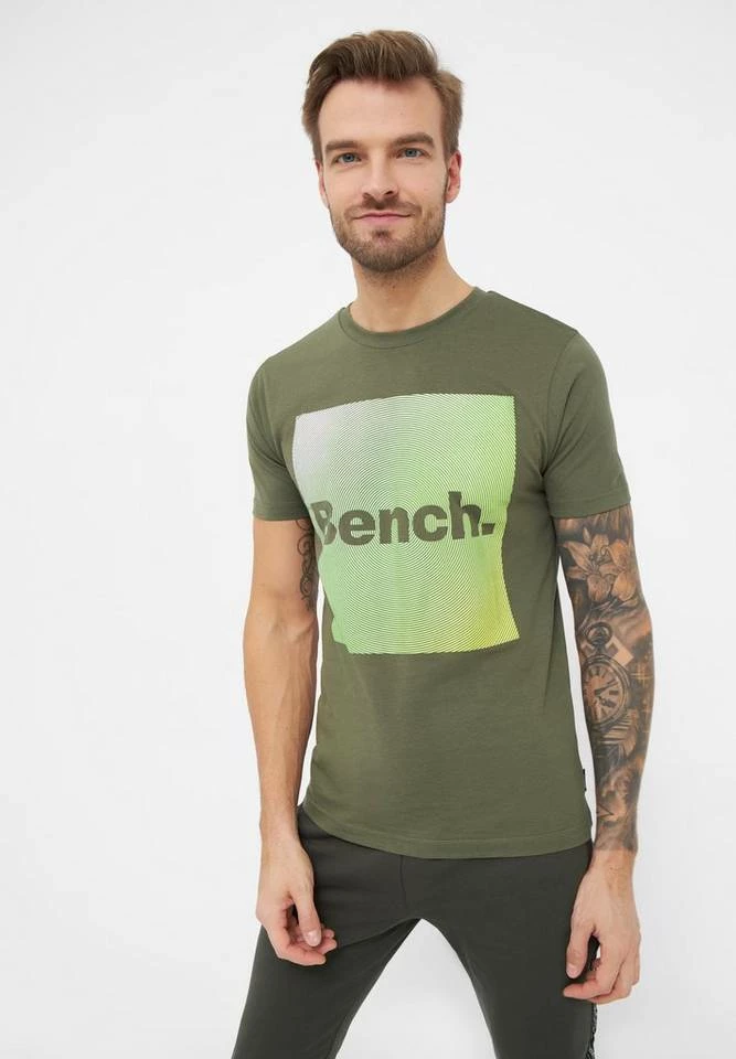 Bench. Kurzarmshirt »Swirl« Khaki, Schwarz 6 Bench. Kurzarmshirt »Swirl« Khaki, Schwarz – Bild 6