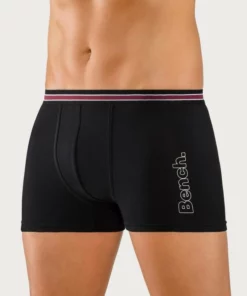 Bench. Boxer (4 Stück) mit Logo Druck Schwarz, Bordeaux | schwarz | anthrazit-meliert | navy, Rot | navy | grau-meliert | blau -Bench Verkaufsgeschäft e3bd47d5 b41d 5fd1 9f1e a80dae96f416