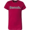 Bench. T-Shirt »T-Shirt LEORA für Mädchen« Schwarz, Pink
