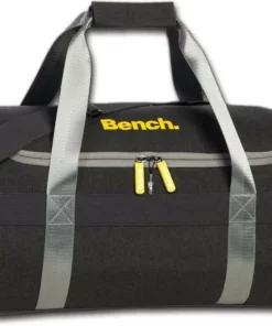 Bench. Reisetasche »D2OTI360S Bench sportliche Reisetasche schwarz« (Reisetasche), Herren, Damen, Jugen Tasche aus Polyester, Größe ca. 47cm in schwarz, anthrazit