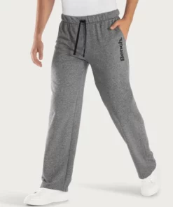 Bench. Relaxhose mit Logodruck - Sweathose Blau-meliert, Grau-meliert, Schwarz
