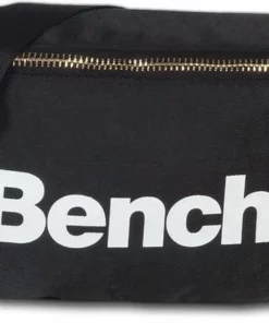 Bench. Gürteltasche »D2OTI303S Bench modische Gürteltasche schwarz« (Gürteltasche), Damen, Jugend Tasche aus Nylon, Größe ca. 25cm in schwarz, großes Logo