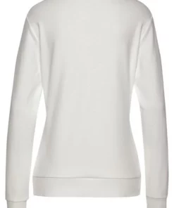 Bench. Sweatshirt mit glänzender Logostickerei Ecru, Hellgrau-meliert, Schwarz -Bench Verkaufsgeschäft f9aba07b 48c7 5a55 8486 1a86bb3cf47c