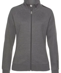 Bench. Sweatjacke mit Seitenstreifen und Stehkragen Anthrazit-meliert-schwarz, Ecru-schwarz, Mint-schwarz, Rosa-schwarz -Bench Verkaufsgeschäft fb49ad70 d9fc 522f 8a2d 64a002154b07