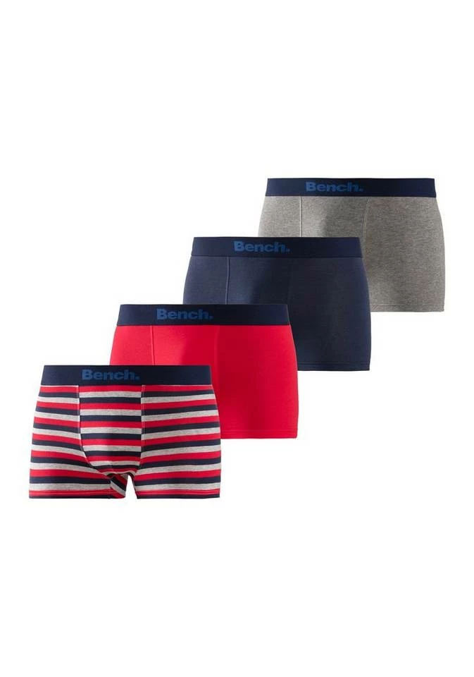 Bench. Boxer (4 Stück) mit modischem Streifen Olivgrün-gestreift | olivgrün | grau-meliert | navy, Rot | blau | olivgrün | navy, Blau-gestreift | blau | grau-meliert | navy, Rot-gestreift | rot | grau-meliert | navy 26 Bench. Boxer (4 Stück) mit modischem Streifen Olivgrün-gestreift | olivgrün | grau-meliert | navy, Rot | blau | olivgrün | navy, Blau-gestreift | blau | grau-meliert | navy, Rot-gestreift | rot | grau-meliert | navy – Bild 26