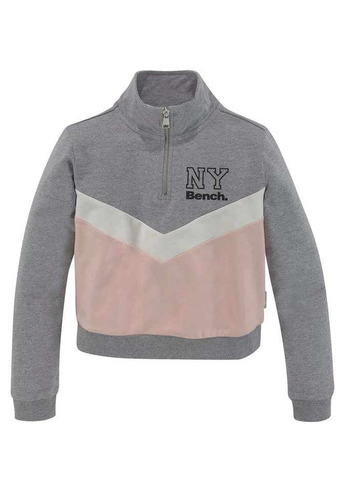 Bench. Sweatshirt mit Stehkragen und Reißverschluss 2 Bench. Sweatshirt mit Stehkragen und Reißverschluss – Bild 2